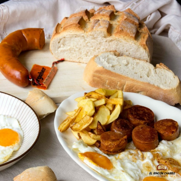 Farinato con huevos -Salamanca